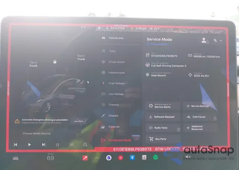 2020 Tesla Model 3 Long Range Dual Motor All-Wheel Drive from USA, damaged, VIN 5YJ3E1EB9LF638073